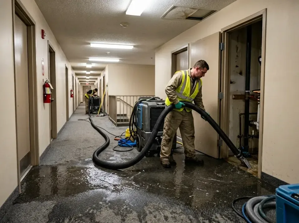 multi-unit-apartment-hallway-f-005 — frequently asked questions, Emergency Burst Pipe Water Extraction & Removal in Mokena,…